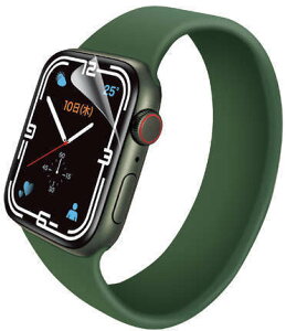 ELECOM �G���R�� Apple Watch Series 7 45mm �Ռ��z���t�B���� ������ �h�w�� AW-21AFLAFPRG