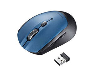 �T�����T�v���C �T�����T�v���C ���C�����X�u���[LED�}�E�X 5�{�^�� �u���[ MA-WB509BL