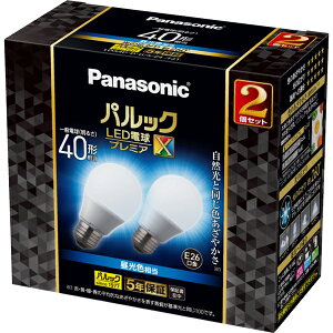 Panasonic pi\jbN pbN LEDd v~AX 4.4W 2 F/E26/ʓd40`/485 lm/LDA4DDGSZ4F2T