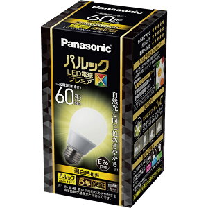 Panasonic pi\jbN pbN LEDd v~AX ʓd^Cv 7.4W F/E26/ʓd60`/810 lm/LDA7WWDGSZ6F