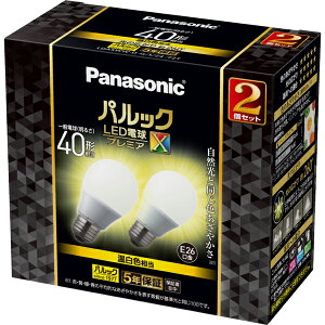 Panasonic pi\jbN pbN LEDd v~AX 4.9W 2 F/E26/ʓd40`/485 lm/LDA5WWDGSZ4F2T