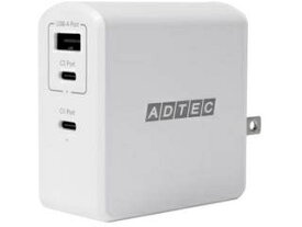 ADTEC アドテック PD3.0 充電器 105W対応 ホワイト APD-A105AC2-WH