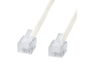 SANWA SUPPLY �T�����T�v���C ���炩�X�����P�[�u��(��) 10m TEL-S2-10N2