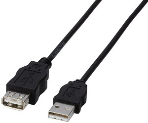 ELECOM GR EU RoHSwߏUSBP[u 3.0m ubN USB-ECOEA30