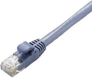 ELECOM �G���R�� CAT6A���� �������\LAN�P�[�u�� [�u���[] 2m LD-GPA/BU2