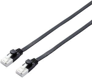 ELECOM GR LANP[u/CAT6A/ܐ܂h~/tbg/1m/ubN LD-GFAT/BK10