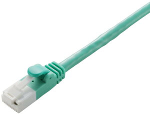 ELECOM �G���R�� CAT6���� �ܐ܂�h�~ LAN�P�[�u�� 5m �ȈՃp�b�P�[�W�d�l LD-GPT/GN5/RS �O���[��