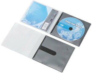 ELECOM �G���R�� CD/DVD�p�\�t�g�P�[�X 1�����[ 30���� �u���b�N CCD-DPC30BK