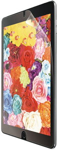 ELECOM �G���R�� 10.2�C���`iPad�p�t���ی�t�B����������/�h�w��/���˖h�~ TB-A19RFLFAHD