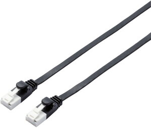 ELECOM GR LANP[u/CAT6A/ܐ܂h~/tbg/2m/ubN LD-GFAT/BK20