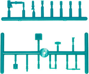 GREENMAX グリーンマックス 交流機器パーツ(緑色・2両分) 8077