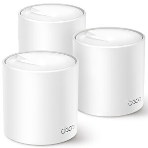 TP-Link eB[s[N 3 AX3000 Wi-Fi6 bVWiFiVXe 3Nۏ DECO X50 3P Piŵ݉iꏤiłΕwj NWbgJ[h ς̂