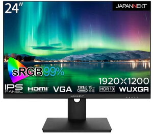 JAPANNEXT WplNXg WUXGAΉ 24^tfBXvC/Type-C×1,HDMI×2/Xs[J[/2Nۏ JN-IPS24WUXGAR-C Piŵ݉iꏤiłΕwj NWbgJ[h ς̂