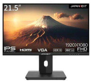 JAPANNEXT WplNXg tHDΉ 21.5^tfBXvC/HDMI×VGA×1/ubN/Xs[J[/2Nۏ JN-I215FLFHSP Piŵ݉iꏤiłΕwj NWbgJ[h 