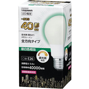 YAZAWA YAZAWA ��ʓd���`LED 40W���� �����F�����Ή� LDA5NGD