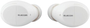 ELECOM �G���R�� Bluetooth�C���z��/���S���C�����X/AAC�Ή�/�J�i���^/�z���C�g LBT-TWS12WH