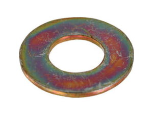 【組立・輸送等の都合で納期に1週間以上かかります】 TRUSCO トラスコ中山 平ワッシャー クロメート(白)M4(JIS) 1800個入 S106-0004