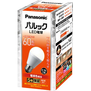 Panasonic pi\jbN pbN LEDd ʓd^Cv 7.0W dF/E26/ʓd60`/810 lm/LDA7LHS6
