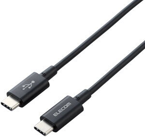 ELECOM GR X}zE^ubgpUSBP[u/USB(C-C)/ϋv/PDΉ/Fؕi/1.0m/ubN MPA-CCPS10PNBK