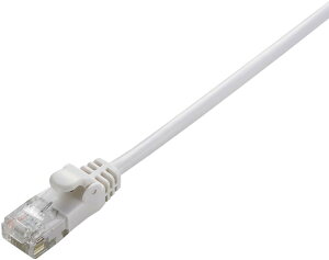 ELECOM �G���R�� CAT6���� Gigabit���炩LAN�P�[�u�� 3m �z���C�g LD-GPY/WH3