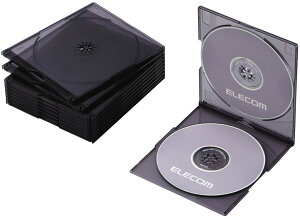 ELECOM GR Blu-ray/DVD/CDXvP[X/2[/10pbN/NAubN CCD-JSCSW10CBK