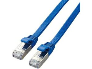 ELECOM �G���R�� LAN�P�[�u��/CAT7����/�t���b�g/3.0m/�u���[ LD-TWSF/BU3