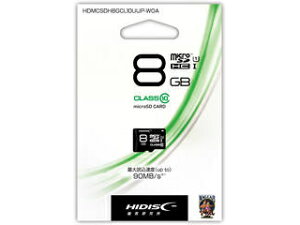 HIDISC/nCfBXN }CNSDHCJ[h 8GB UHS-1 Class10 HDMCSDH8GCL10UIJP-WOA