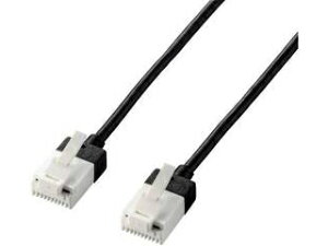 ELECOM GR LANP[u/CAT6A/X[p[X/ܐ܂h~/5.0m/ubN LD-GPASST/BK50