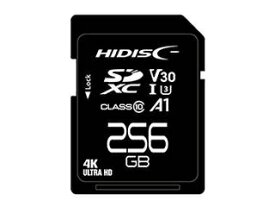 HIDISC/ハイディスク 超高速SDXCカード 256GB CLASS10 UHS-I Speed class3, A1対応 HDSDX256GCL10V30