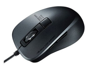 �T�����T�v���C �É��L���u���[LED�}�E�X�i5�{�^���E�u���b�N�jMA-BL156BK