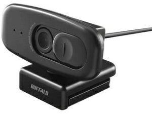 BUFFALO �o�b�t�@���[ 200����fWEB�J���� �L�p120°�}�C�N���� �u���b�N BSW500MBK