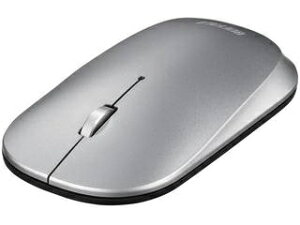 BUFFALO �o�b�t�@���[ ���^ 3�{�^�� ���� BlueLED�}�E�X �m�[�}�� �V���o�[ BSMBW330NSV