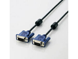 ELECOM �G���R�� 5�Z�b�g �G���R�� RoHS���� D-Sub15�s��(�~�j)�P�[�u�� CAC-50BK/RSX5