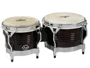 LP Gs[ M201@LP Matador Wood Bongos, Dark Brown Chrome }^h[{S