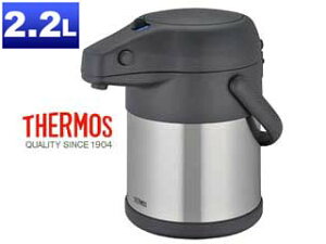 THERMOS サーモス TAH-2200-SBK ステンレスエアーポット2.2L(ステンレスブラック)