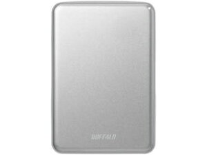 BUFFALO バッファロー USB3.1(Gen.1)対応 アルミ素材&薄型ポータブルハードディスク 2TB シルバー HD-PUS2.0U3-SVD