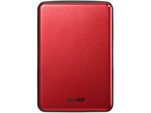 BUFFALO バッファロー USB3.1(Gen.1)対応 アルミ素材&薄型ポータブルハードディスク 2TB レッド HD-PUS2.0U3-RDD