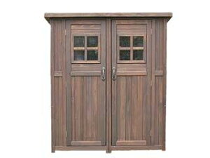 住まいスタイル カントリー小屋 大 DNS-0177DBR ダークブラウン 同梱注文不可 カード払い限定 沖縄・北海道・離島お届け並びに時間指定不可
