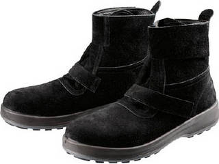 新座店 Simon/シモン 安全靴 WS28黒床 25.5cm WS28BKT-25.5 - www