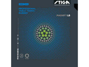 STIGA/スティガ ラージボール用表ソフトラバー MAGNIFY LB(マグニファイ LB) BLACK 中