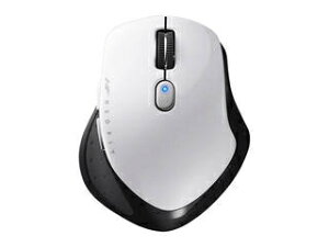 BUFFALO �o�b�t�@���[ ���� BlueLED 5�{�^�� �l�I�t�B�b�g�}�E�X S�T�C�Y �z���C�g BSMBW510SWH