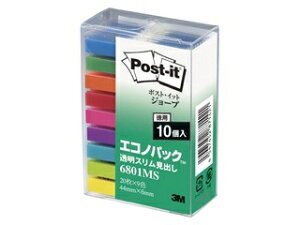 3M �X���[�G���W���p�� Post-it �|�X�g�E�C�b�g �W���[�u �G�R�m�p�b�N �����X�������o�� 6801MS ���F9�F 44×6 mm 20�� 90�p�b�h 21_12mp10 3m_psta