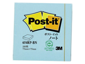 3M X[GWp Post-it |XgCbg Đ m[g u[ 100 1pbh 654RP-BN c75×75mm 21_12mp10 3m_psta
