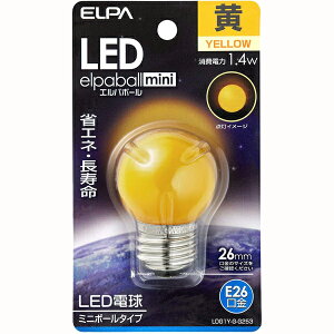 ELPA �G���p �����d�� LDG1Y-G-G253 LED�����d���V���[�Y(�~�j�{�[��G40�`�^�C�v)����E26�E���F