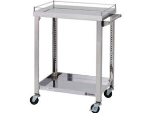 【組立・輸送等の都合で納期に3週間以上かかります】 azuma/東製作所 【代引不可】4方コボレ止め付きワゴン 2段 4GWG2-900H