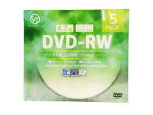 VERTEX VERTEX DVD-RW(Video with CPRM) JԂ^p 120 1-2{ 5P DRW-120DVX.5CA CNWFbgv^Ή(zCg)
