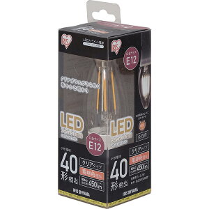 IRIS OHYAMA �A�C���X�I�[���} LDC3L-G-E12-FC�@E12�����@���`�d��40W�`�����@�t�B�������g�d���@�N���A�^�C�v�y�d���F�z