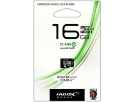 HIDISC/ハイディスク マイクロSDHCカード 16GB USH-1 Class10 HDMCSDH16GCL10UIJP-WOA