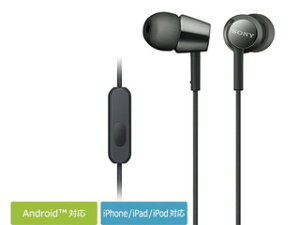 SONY �\�j�[ MDR-EX155AP(B)(�u���b�N) ���^�C���i�[�C���[���V�[�o�[