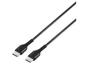 BUFFALO �o�b�t�@���[ USB2.0 Type-C�P�[�u�� C-C 1.5m �u���b�N BSMPCCC115BK